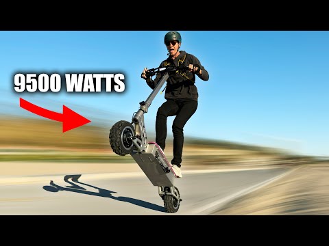 The NEW "65 MPH" Solar Hyperion Electric Scooter!