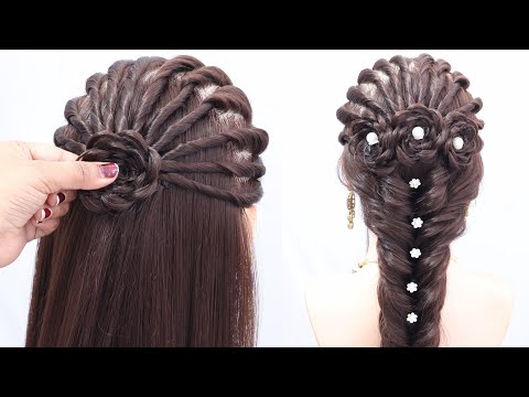 It's Easy & Amazing Ponytail Hairstyles | New Hairstyle For Wedding & Party | Simple hairstyle