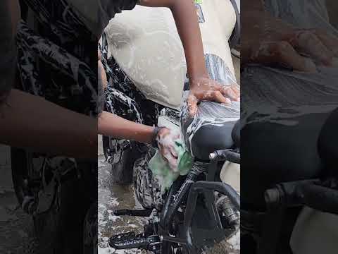 Cleaning Up My #Himalayan 450! 🏍️💦Himalayan450