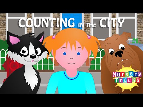 Counting in the City | Learn to count from 1 to 10 | With cats, dogs and Lottie