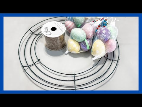 Easter Wreath DIY || Egg Wreath DIY || Just 1 Quick Craft