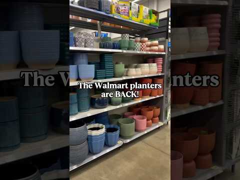 Walmart Planters are BACK #walmartfinds