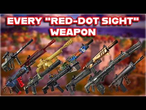 Ranking EVERY "RED-DOT SIGHT" WEAPON In FORTNITE HISTORY From WORST To BEST