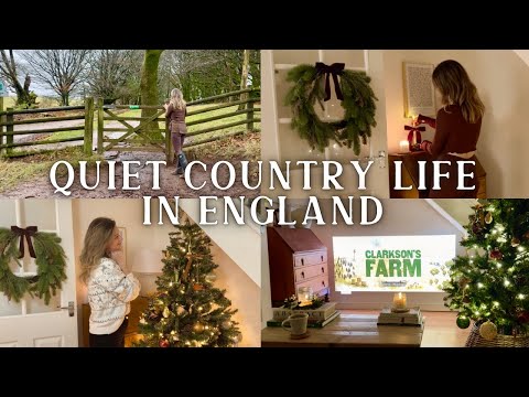 Quiet Country life: My Christmas Tree, Closing the Shop and Cosy Evenings at Home | Slow Living Vlog