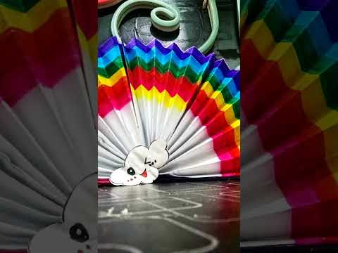 Hand made fan# diy# origami #viral short##like # subscribe #artistic mind