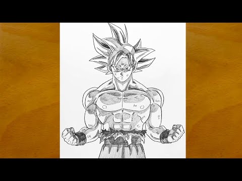 How to Draw Goku Ultra Instinct Step by Step || Dragon Ball Sketch || Pencil Art