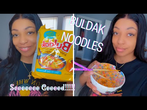 I tried the Viral TikTok Noodles!!!! #letmetellyousomething #buldakramen