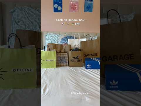 back to school haul🪩🛍️ #haul #backtoschool #backtoschoolhaul #clothing #shopping #fyp #viralvideo