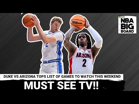 Duke vs. Arizona Headlines the Weekend Watch for NBA Draft Prospects