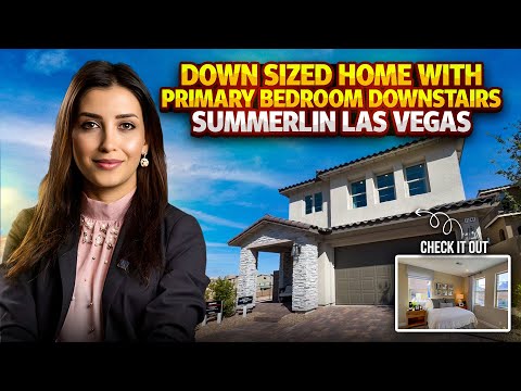 Downsized Home with Primary Bedroom Downstairs in Summerlin, Las Vegas