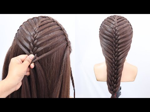 Simple & Amazing Hairstyle tutorials |Graceful Hairstyle for girls | Unique & Easy Hairstyle