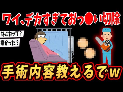 【2ch面白いスレ】ワイ女、おっ●いデカすぎるから切除するでw【ゆっくり解説】