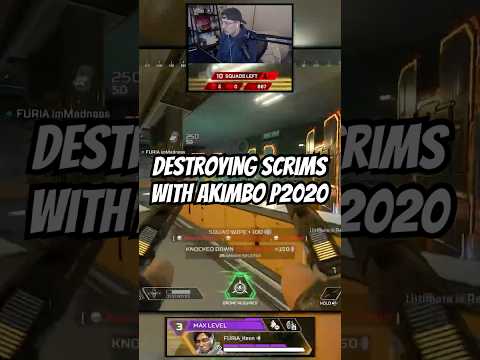 Destroying TWO Teams in Pro Scrims with the Akimbo P2020s #apex #apexlegends #scrims #algs #furia