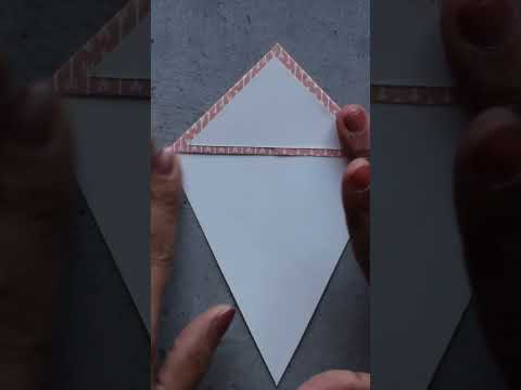 DIY Kite Corner Bookmark | DIY Bookmark Ideas | Making kite out of paper #kites #shortsvideo