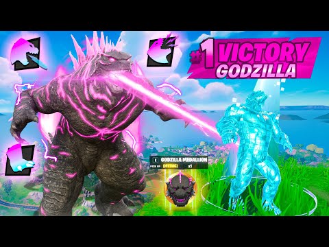 Trolling With GODZILLA BOSS Mythics In Fortnite (God Mode)