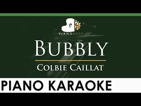 Colbie Caillat - Bubbly - LOWER Key (Piano Karaoke Instrumental)