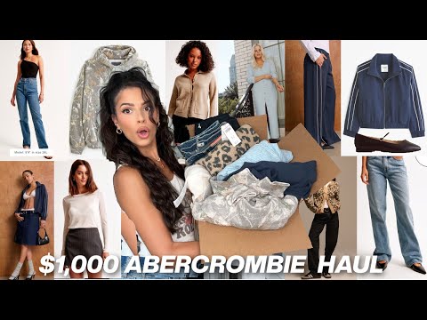 $1,000 Abercrombie Clothing Haul | Fall 2024 try on