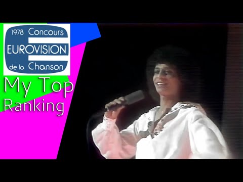 Eurovision Song Contest 1978 My Top Ranking of 20 Songs