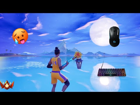 APEX 9 MINI 🥵 FORNITE CHILL KEYBOARD ASMR 🥹 Realistic Zone War's 😇