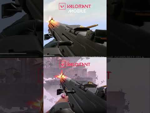 Valorant vs Valorant Mobile 👀🔥#ValorantMobile #Valorant #shortsfeed #montage