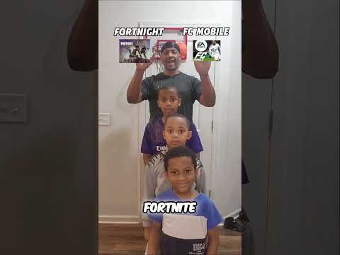 FORTNITE OR FC MOBILE #SHORTS #FAMILYGAMENIGHT #FYP #TRENDING #VIRAL