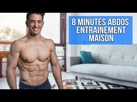 Flat belly and Abs workout at home 8 min !!