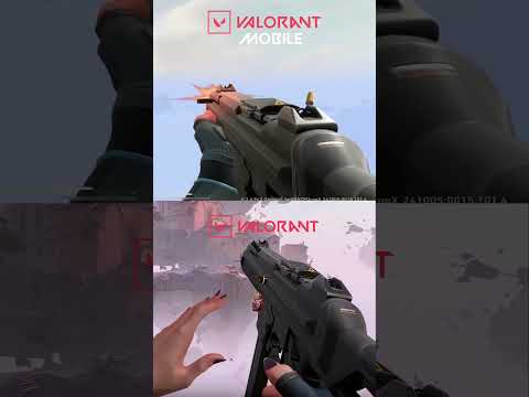 Valorant vs Valorant Mobile 👀🔥#ValorantMobile #Valorant #shortsfeed #montage