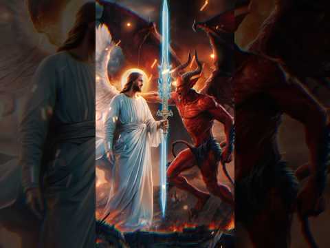 Jesus vs satan #jesus #satan #4u #viral #fypシ゚viral #jesuslovesyou #god