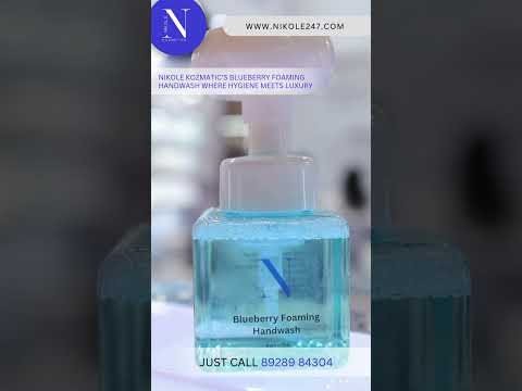 🫐✨ Nikole Kozmetics’ Blueberry Foaming Handwash – Where Hygiene Meets Luxury! ✨🫐