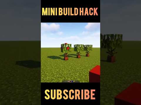 Viral Build Hack in Minecraft #minecraftshorts #youtibeshorts #shorts #minecraftbuilding