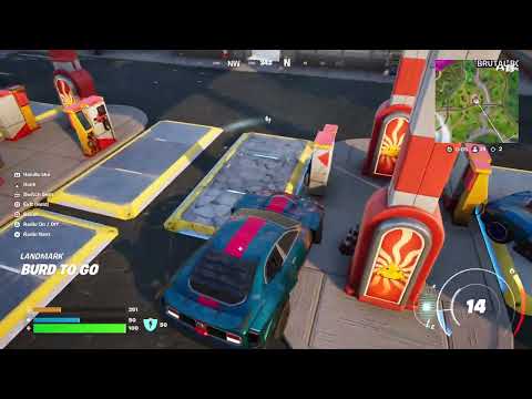 Fortnite gameplay - heist the vault at Seaport City, eliminate Fletcher Kane boss and win a victory!