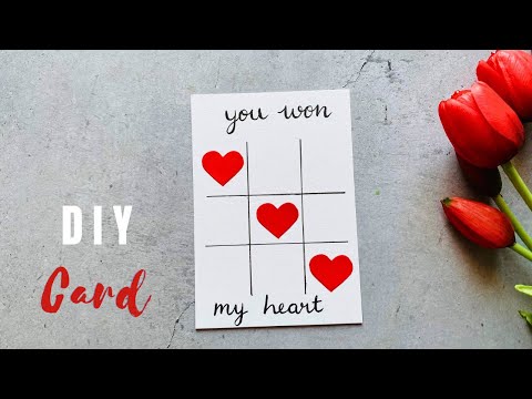 Cute Love Card | Card Idea for any Occasion | Cute Heart Card  #heartcard