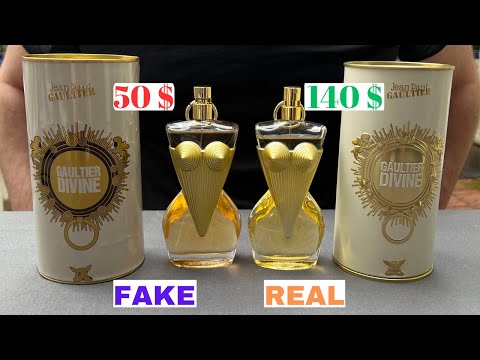 Fake vs Real Jean Paul Gaultier Divine Perfume