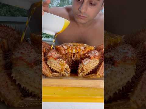 Eating A Hairy Crab