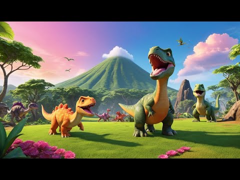 Row Row Your Dinosaur | Fun Nursery Rhyme for Kids | Sing-Along Song