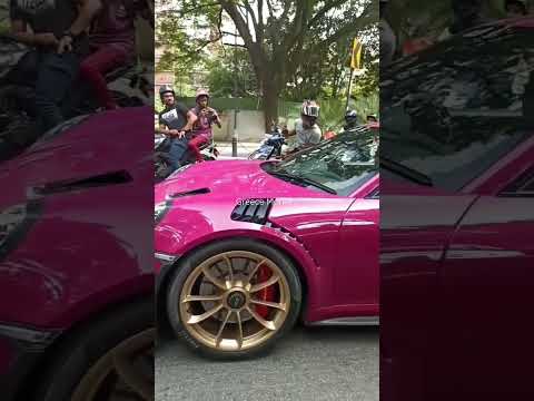 Pink Porsche GT3 RS in Banglore