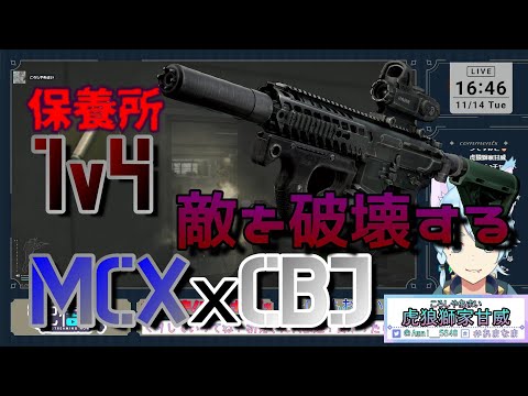 【EFT】リゾート1v4を瞬間で破壊するMCX&CBJ【タルコフ】