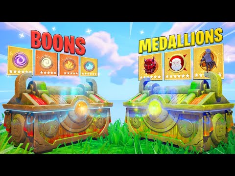 The *MEDALLIONS vs BOONS* Challenge in Fortnite