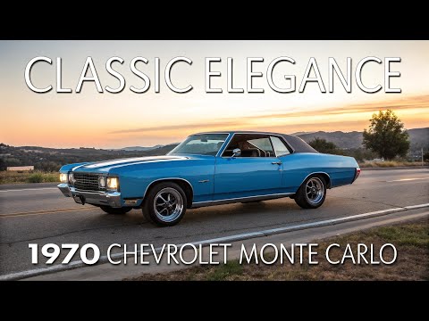 Classic Elegance: 1970 Chevrolet Monte Carlo - The Iconic American Luxury Coupe