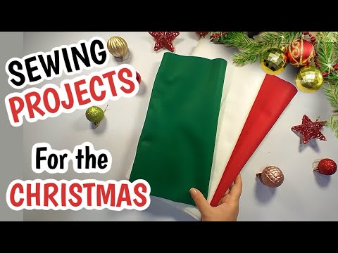 5 Sewing Projects To Sew For Gifts Or To Sell/Christmas Sewing Tutorial