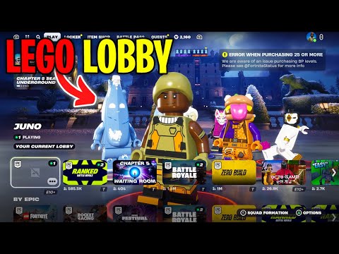 🔴Live🔴 FORTNITE LEGO LOBBY EARLY (SUB + ADD ME TO JOIN)