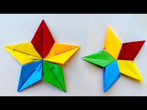 How to Make 3D Star for your Christmas Decoration | Paper Craft