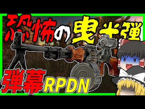 【EFT】#205 迫る曳光弾の弾幕の恐怖・RPDNでハッピートリガー！！【タルコフゆっくり実況】