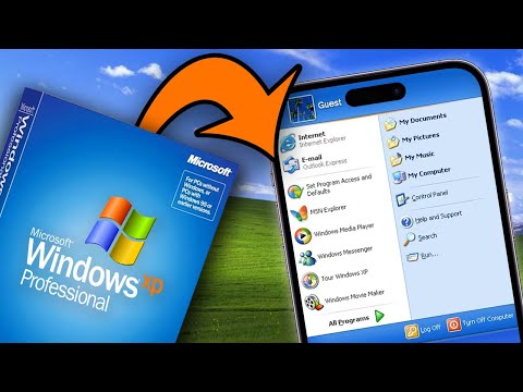 Installing Windows XP on an iPhone!