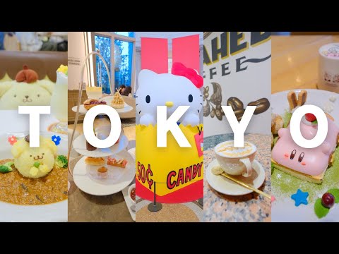 10 Days in Tokyo Vlog - Cafes, Restaurants, Character Cafes, Shopping and Afternoon Tea