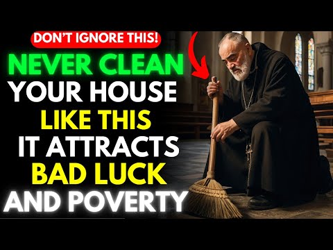 Padre Pio: 9 Cleaning Mistakes in Your Home That Attract Poverty and Bad Luck. Stop Doing This Now!