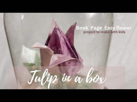 Making a Book Page EASY  Tulip