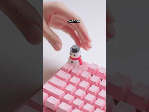 Do You Wanna Build A Snowman☃☃☃🎁🎁🎁 #3dprinting #craft #diy #keyboard #christmas