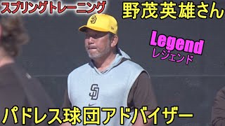 パドレス球団アドバイザーのレジェンド野茂英雄さん～スプリングキャンプ～Hideo Nomo 2024 Spring Training