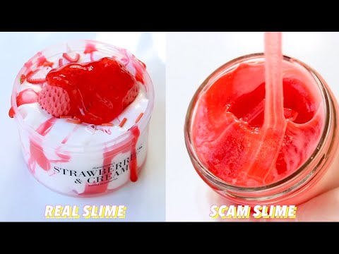 *I Got Scammed* Buying the Worst Rated Scam Slimes And Comparing It to What It Advertised